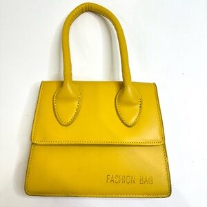 Yellow Fashion Bag - Women's Handbag
